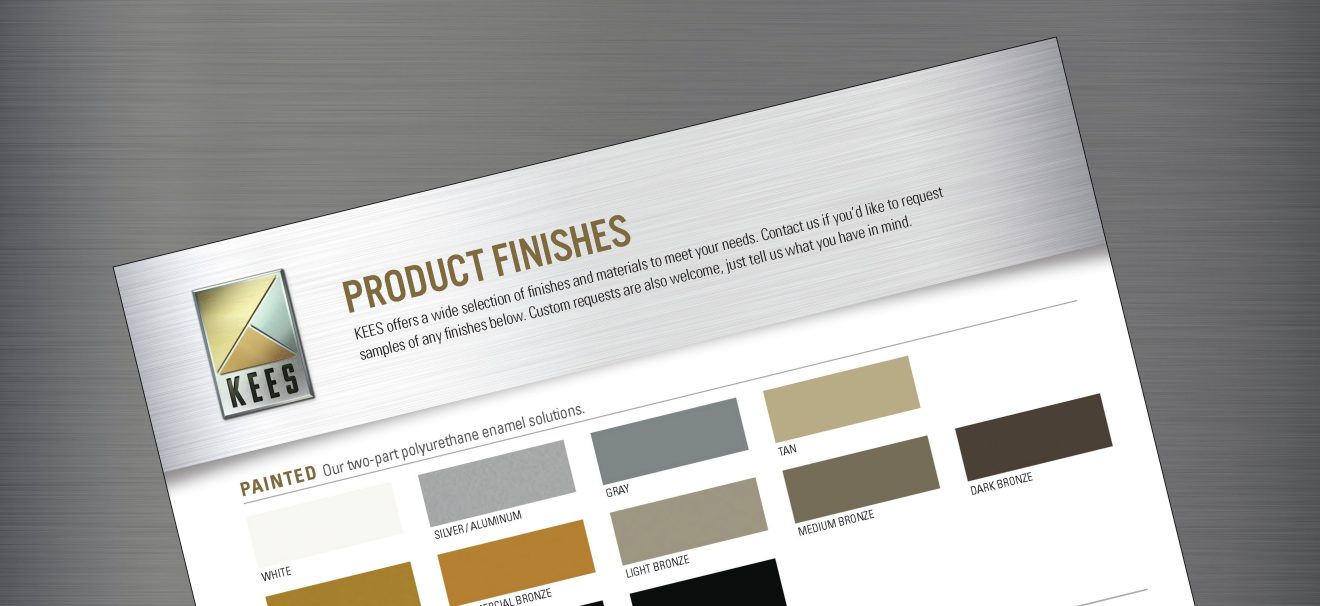 New Product Finishes Brochure