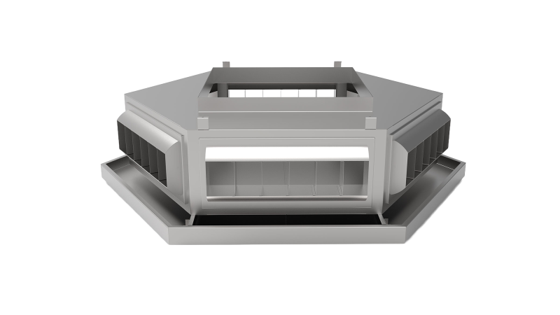 DBD-66-DL: Six-Sided Drop Box Diffuser with Drum Louvers